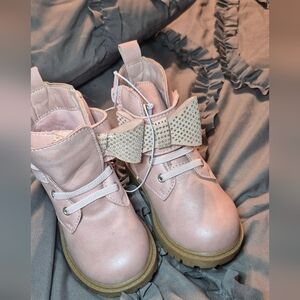 OshKosh B'gosh Pink Kids Boots with Bow